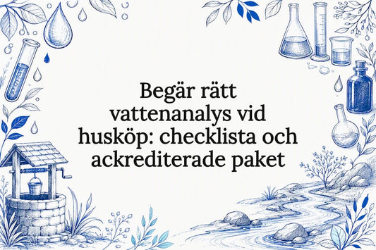 Dekorativ titelbild till artikel om vattenanalys