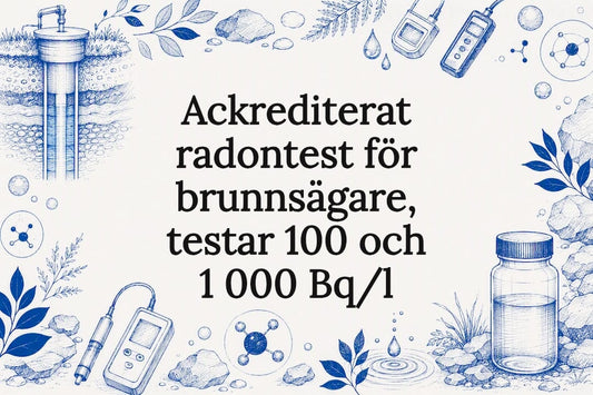 Omslagsbild med brunn och vattenprov