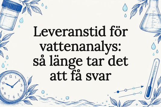 Dekorativ titelbild med vattenprov och klocka