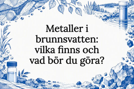Omslagsbild med skisser av brunns- och mineralmotiv