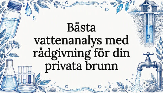 Dekorativ illustration av vattenanalys