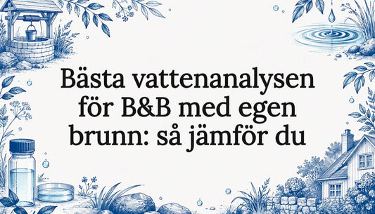 Handritad omslagsbild med en brunn och vatten