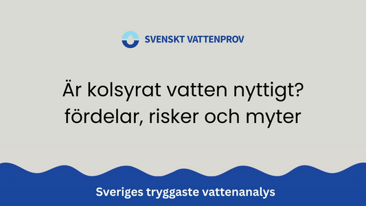 Är kolsyrat vatten nyttigt? fördelar, risker och myter