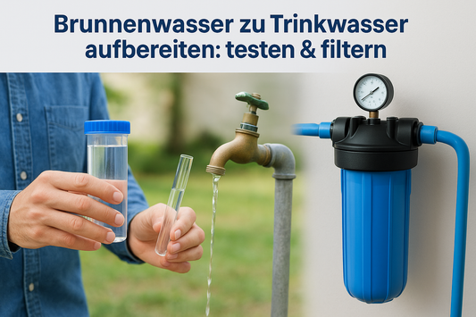 Brunnenwasser zu Trinkwasser aufbereiten: testen & filtern