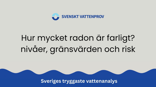Hur mycket radon är farligt? nivåer, gränsvärden och risk