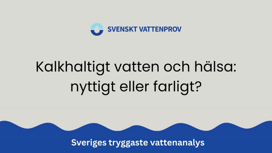 Kalkhaltigt vatten och hälsa: nyttigt eller farligt?