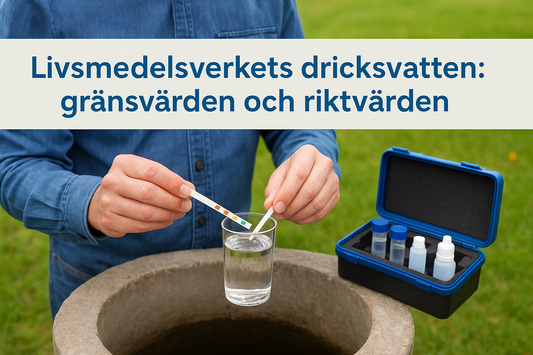 Livsmedelsverket dricksvatten: gränsvärden och riktvärden