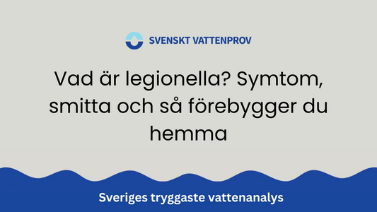 Vad är legionella? Symtom, smitta och så förebygger du hemma