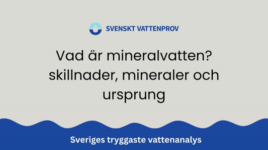 Vad är mineralvatten? skillnader, mineraler och ursprung